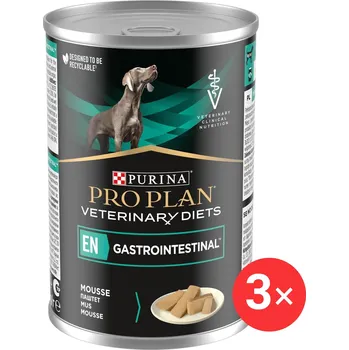 Krmivo pro psa Pro Plan Veterinary Diets Canine EN Gastrointestinal 3 × 400 g
