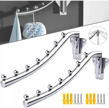 Sušák na prádlo Nástěnný sušák na prádlo NCRealher 4-5 cm x 35-40 cm