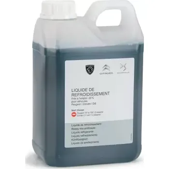 Náplň do chladiče a ostřikovače PSA NEMRZNOUCÍ SMĚS G33 2L