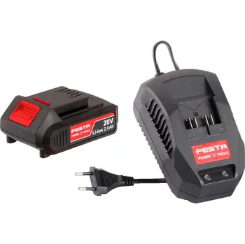 FESTA Starter set SHARE20V - 2,0Ah baterie(28080) + nabíječka 2,4 A (28085) 28090