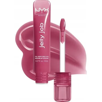 Dekorativní kosmetika NYX Jelly Job lesk na rty s vysokým leskem 10 Juicy Jelly 8 ml