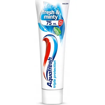 zubní pasta Zubní pasta Aquafresh Triple Protection Fresh And Minty s fluoridem 75 Ml