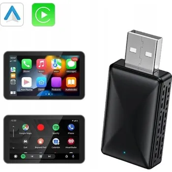 Bezdrátový Mini USB 2v1 Adaptér CarPlay / Android Auto USB A a C 2025