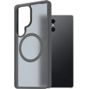 Pouzdro na mobilní telefon AlzaGuard Matte Case Compatible with Magsafe pro Samsung Galaxy S25 Ultra 5G šedý
