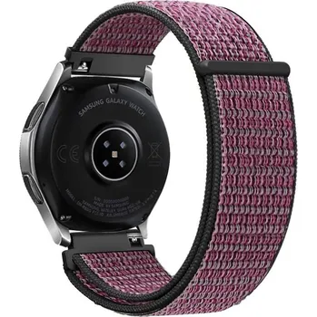 Příslušenství k chytrým hodinkám Eternico Airy Universal Quick Release 20mm Fig Purple and Black edge
