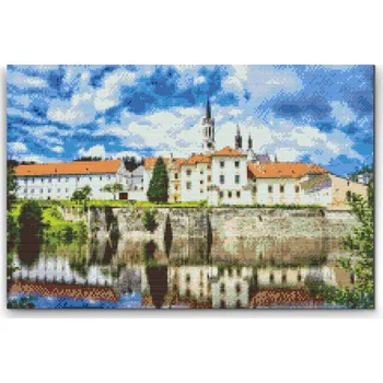 Diamantové malování Painting Queens Diamantové malování Vyšší Brod, 80 × 120 cm, vypnuté plátno na rám, hranaté