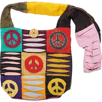 Taška přes rameno Patchwork 6 l bavlněná Peace 02