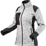 Neo tools dámská pletená bunda softshell výztuhy, černo-šedá, S