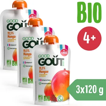 Dětská výživa Good Gout BIO Mango 3x 120 g