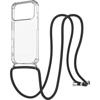 Pouzdro na mobilní telefon AlzaGuard Luxe Lanyard Case pro iPhone 17 Pro černý