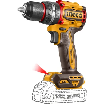 Ingco CIDLI206681 AKU šroubovák s příklepem, 65Nm, bez baterie a nabíječky