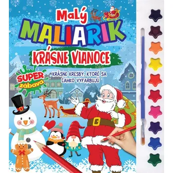 Dětské zboží Malý maliarik Krásne Vianoce Kniha