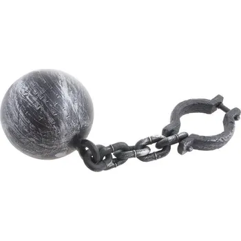 Funny Fashion Vězeňská koule s řetězem 55 cm