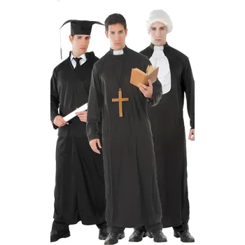 Karnevalový kostým GUIRCA 3 v 1 - soudce, kněz a student, vel. L 52/54