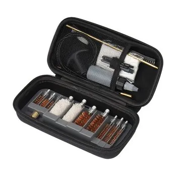 Set školních potřeb MFH - Zestaw do czyszczenia broni - 17 elementów - Czarny - 27381