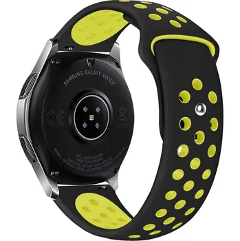 Příslušenství k chytrým hodinkám Eternico Sporty Universal Quick Release 22mm Vibrant Yellow and Black