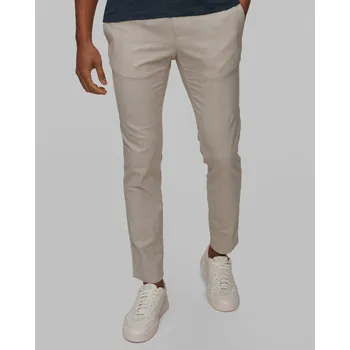 Pánské kalhoty Pánské Lněné Kalhoty Alberto Rob - Glencheck 62871353-81