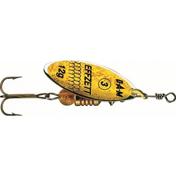 Umělá nástraha Effzett Predator Spinner, 2 × 17 g Velikost 4 Yellow - Glitter