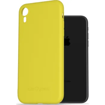 Pouzdro na mobilní telefon AlzaGuard Matte TPU Case pro iPhone Xr žlutý