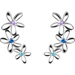 Preciosa Stříbrné náušnice Fresh s kubickou zirkonií Preciosa