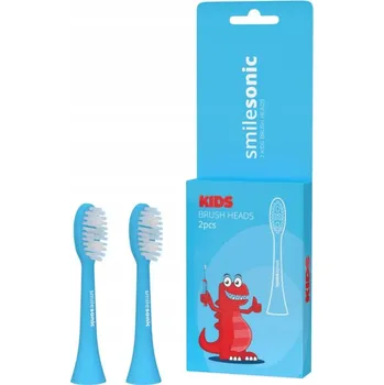 Péče o chrup Hlavice pro sonický zubní kartáček pro děti Smilesonic Kids Dino 2 ks
