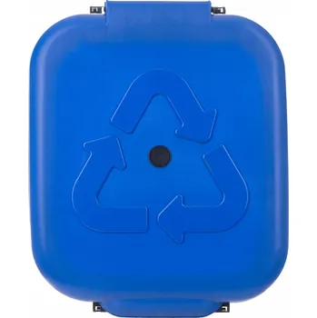 Odpadkový koš VÍKO na stojan pro třídění odpadu SORTEX MODRÉ