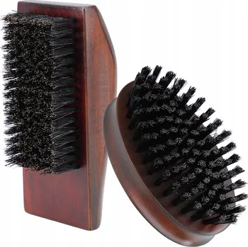 kartáč na vlasy LUSSONI Pánský kartáč na vousy s kančími štětinami