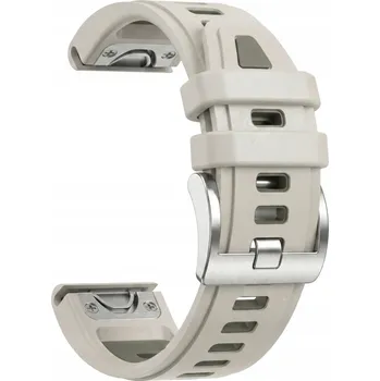 Řemínek na hodinky Řemínek Best Accessories pro Garmin 20mm šedý