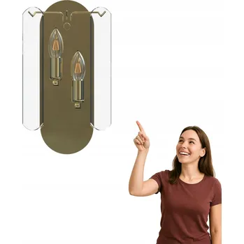 Nástěnné svítidlo Nástěnné svítidlo Zuma Line čiré, žluté E14 40 W