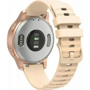 Řemínek na hodinky Řemínek e-smart24 pro Garmin 18mm béžový