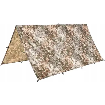 Krycí plachta Plachta bivakovací plachta Mil-Tec Tarp Tarpaulin PE Ripstop 3x3 WASP I Z1B