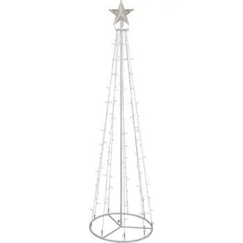 Vánoční dekorace Venkovní XXL Vánoční kužel 2 m - 480 led se záblesky - teplá bílá