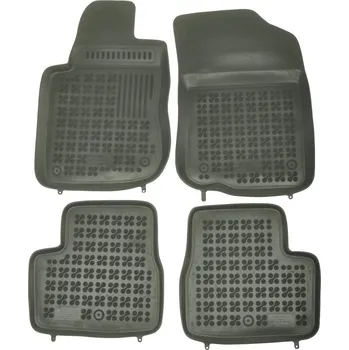 autokoberec Rezaw-Plast gumové koberečky černé s vyšším okrajem Peugeot 208, 12- sada 4 ks