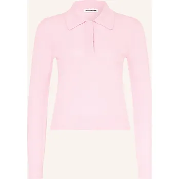 Dámská košile Jil Sander Dámské Pletené Polo Tričko, růžová, 40
