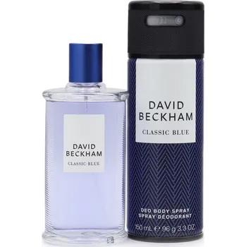 Pánský parfém DAVID BECKHAM Clasic Blue EdT Set 250 ml