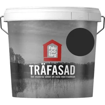 barva a nátěr na dřevo Falu Rödfärg Träfasad 5 l Černá