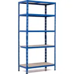 Trestles Policový regál 1800 × 900 × 500 mm, modrý