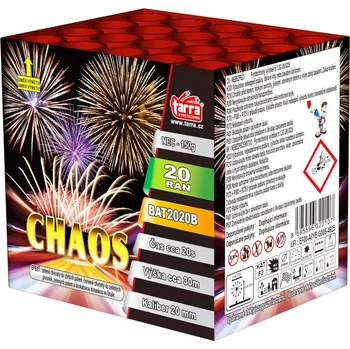 TARRA Ohňostroj baterie výmetnic - chaos 20 ran