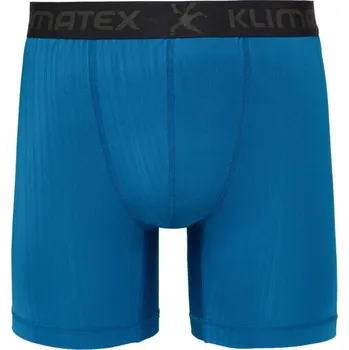 Boxerky Pánské funkční boxerky Klimatex RUNE MID SILKTOUCH 2XL Modrá, Černá, Tmavě šedá