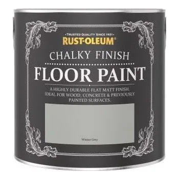 barva na zeď Rust-Oleum Barva na podlahy, Chalky Finish Floor Paint, šedá
