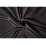 Kvalitex Saténové prostěradlo s gumou černé 180x200