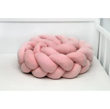 Dětsný nábytek SCAMP Mušelínový mantinel 180 cm Salmon