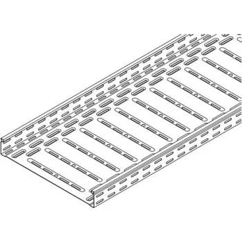 Železářství PUK RG 60-10S Kabelový žlab, perforovaný, h= 60 mm, w= 100 mm, l= 3 m