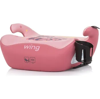 Autosedačka CHIPOLINO Wing i-Size 125-150 cm Isofix Pink Mini BOSS
