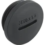 Agro 8845.63 Záslepka kruhová, polyamidová, černá, závit M63x1,5