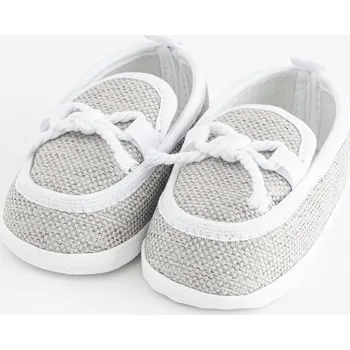 Capáčky Kojenecké mokasíny-capáčky New Baby šedá 6-12 m 6-12 m
