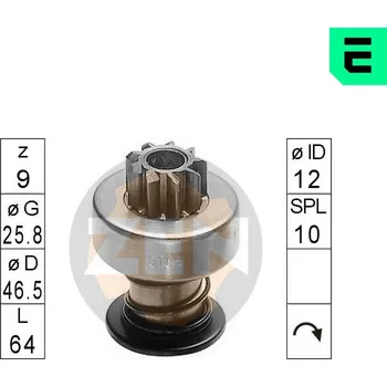 Startér Volnoběžný převod, startér ERA ZN0108