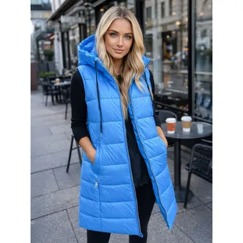 Dámská vesta Teplá dámská vesta v modré barvě, VELIKOST UNI ( S, M , L )