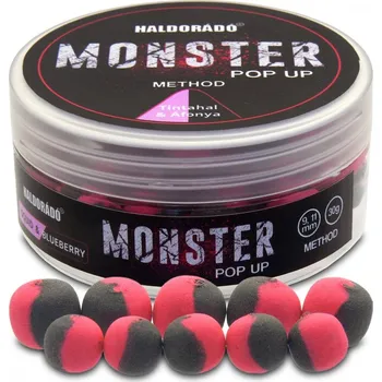 Boilies Haldorádó Pop-Up Method Monster 30 g 9+11 mm Chobotnice/Borůvka