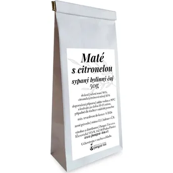 Čaj Pangea Tea Maté s citronelou, čaj nečaj 50 g